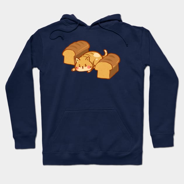 Cat bread Hoodie by vooolatility